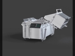 pengosongan otomatis dan mesin penggorengan pemuatan otomatis